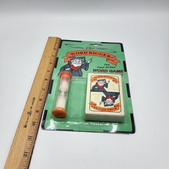 The Word Rigger Fast Action Word Challenge Card Game 1999 Reisner Sonic NEW - Picture 3 of 4